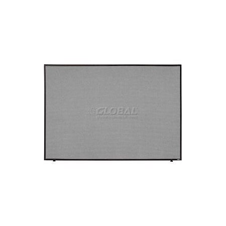 Global Industrial 60-1/4W x 42H Office Partition Panel, Gray 240226GY
